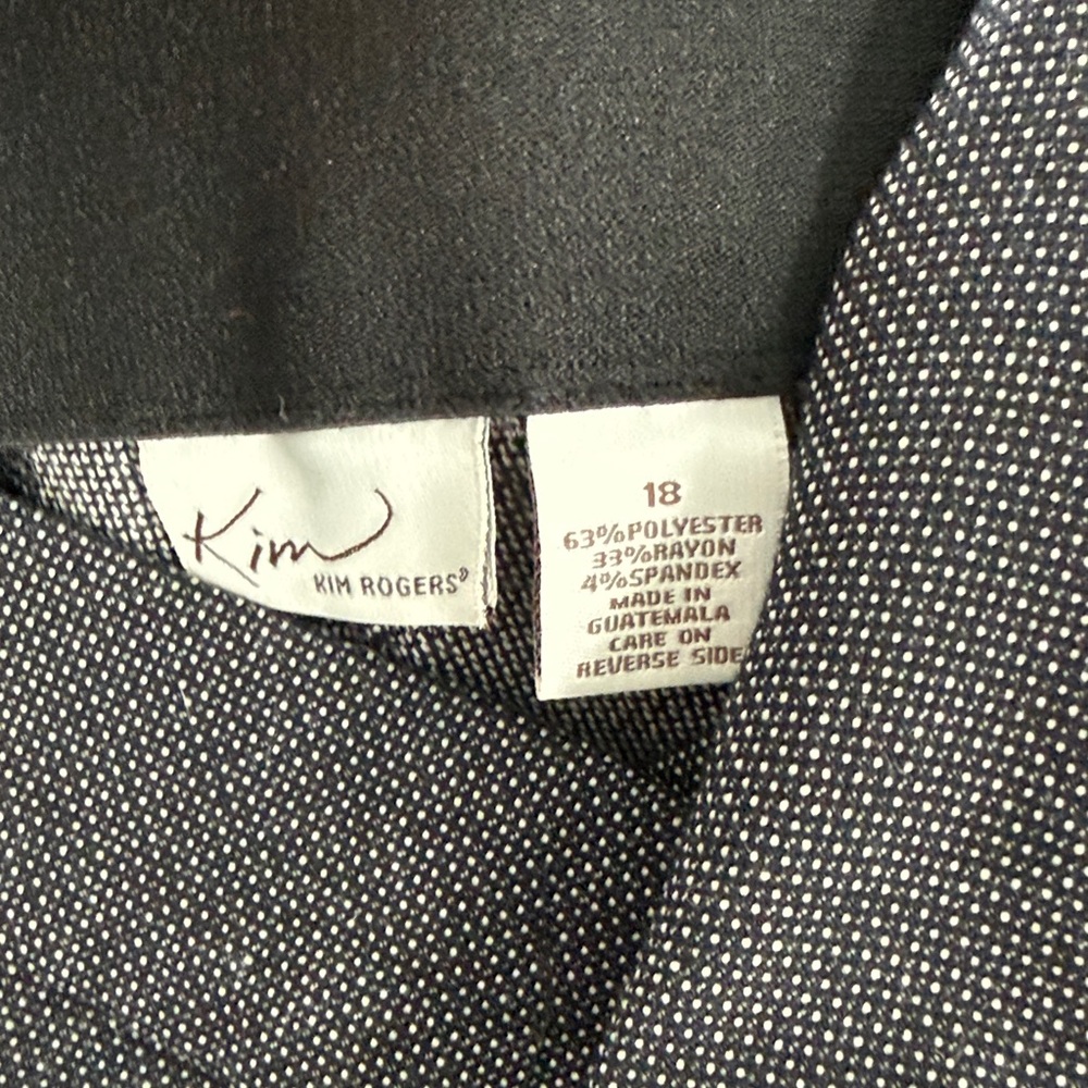 Kim Rogers Black and White Polka Dot suit set